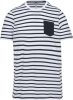 Kariban KA379 KIDS' STRIPED SHORT SLEEVE SAILOR T-SHIRT WITH POCKET 6/8