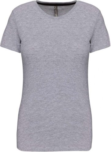 Kariban KA380 női környakú rövid ujjú póló - Oxford Grey