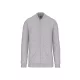 Kariban KA4002 unisex pamut cipzáros pulóver - Oxford Grey