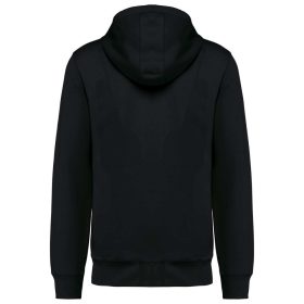   Kariban KA4008 French Terry unisex pamut cipzáros kapucnis pulóver - Black 