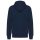 Kariban KA4008 French Terry unisex pamut cipzáros kapucnis pulóver - Navy 