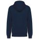 Kariban KA4008 French Terry unisex pamut cipzáros kapucnis pulóver - Navy 