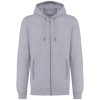 Kariban KA4008 French Terry unisex pamut cipzáros kapucnis pulóver - Oxford Grey 