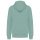 Kariban KA4008 French Terry unisex pamut cipzáros kapucnis pulóver - Sage 