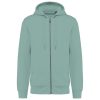 Kariban KA4008 French Terry unisex pamut cipzáros kapucnis pulóver - Sage 