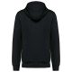Kariban KA4009 French Terry unisex pamut kapucnis pulóver - Black