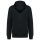 Kariban KA4009 French Terry unisex pamut kapucnis pulóver - Black