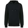 Kariban KA4009 French Terry unisex pamut kapucnis pulóver - Black