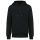 Kariban KA4009 French Terry unisex pamut kapucnis pulóver - Black