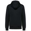Kariban KA4009 French Terry unisex pamut kapucnis pulóver - Black
