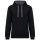 Kariban KA4013 Contrast mintás pamut unisex kapucnis pulóver - Black/Mexican Skull