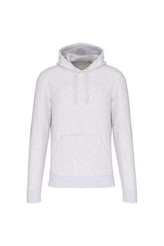 Kariban KA4027 Eco-friendly férfi kapucnis pulóver - Ash Heather
