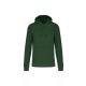 Kariban KA4027 Eco-friendly férfi kapucnis pulóver - Forest Green
