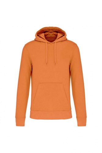 Kariban KA4027 Eco-friendly férfi kapucnis pulóver - Light Orange
