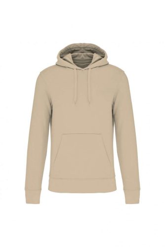 Kariban KA4027 Eco-friendly férfi kapucnis pulóver - Light Sand
