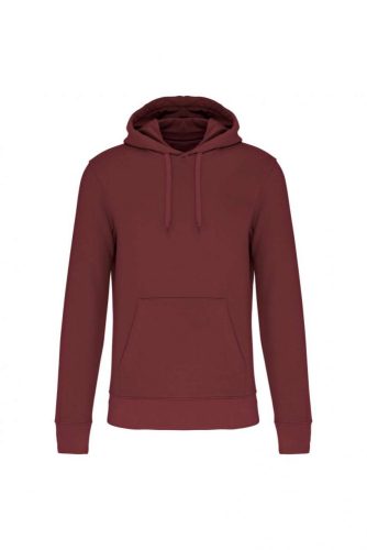 Kariban KA4027 Eco-friendly férfi kapucnis pulóver - Wine