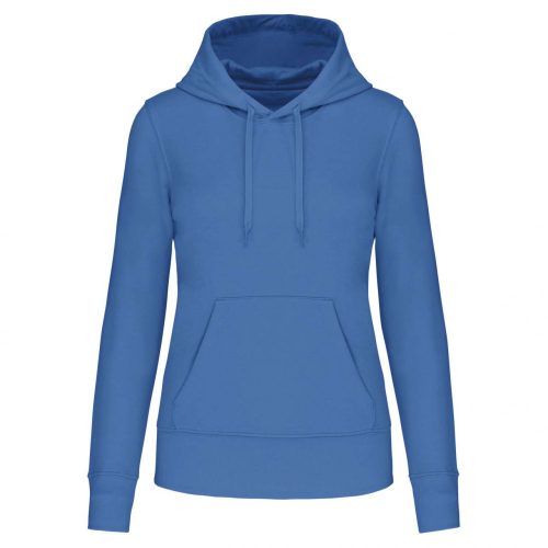 Kariban KA4028 Eco-friendly női kapucnis pulóver - Light Royal Blue
