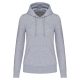 Kariban KA4028 Eco-friendly női kapucnis pulóver - Oxford Grey