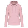 Kariban KA4028 Eco-friendly női kapucnis pulóver - Pale Pink