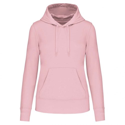 Kariban KA4028 Eco-friendly női kapucnis pulóver - Pale Pink