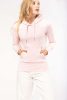 Kariban KA4028 Eco-friendly női kapucnis pulóver - Pale Pink