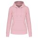Kariban KA4028 Eco-friendly női kapucnis pulóver - Pale Pink