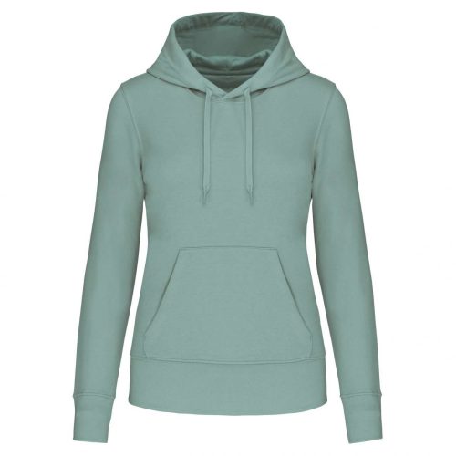 Kariban KA4028 Eco-friendly női kapucnis pulóver - Sage