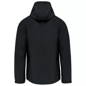   Kariban KA413 férfi levehető kapucnis softshell dzseki - Black