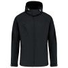 Kariban KA413 férfi levehető kapucnis softshell dzseki - Black
