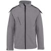 Kariban KA414 női levehető kapucnis softshell dzseki - Marl Grey