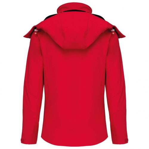Kariban KA414 női levehető kapucnis softshell dzseki - Red