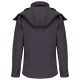 Kariban KA414 női levehető kapucnis softshell dzseki - Titanium