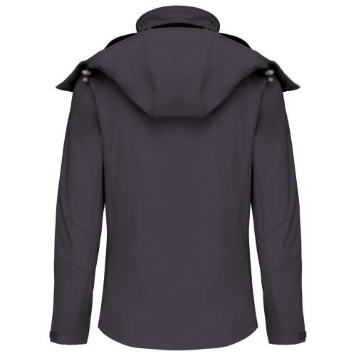 Kariban KA414 női levehető kapucnis softshell dzseki - Titanium