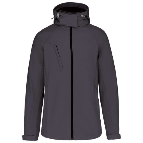 Kariban KA414 női levehető kapucnis softshell dzseki - Titanium