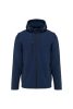Kariban KA422 uniszex háromrétegű softshell kapucnis dzseki levehető ujjakkal - Navy