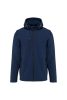 Kariban KA422 uniszex háromrétegű softshell kapucnis dzseki levehető ujjakkal - Navy