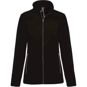 Kariban KA425 női kétrétegű softshell dzseki - Black