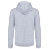 Kariban KA466 Contrast férfi pamut cipzáros kapucnis pulóver -  Oxford Grey/Navy