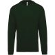 Kariban KA474 uniszex pamut környakas pulóver - Forest Green
