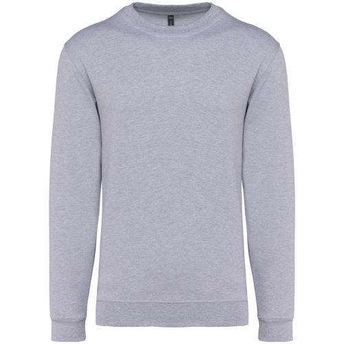 Kariban KA474 uniszex pamut környakas pulóver - Oxford Grey