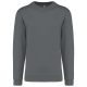 Kariban KA474 uniszex pamut környakas pulóver - Storm Grey