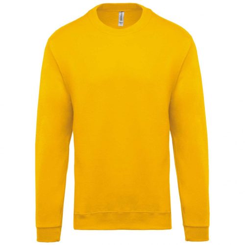 Kariban KA474 uniszex pamut környakas pulóver - Yellow