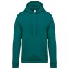 Kariban KA476 férfi pamut kapucnis pulóver - Emerald Green