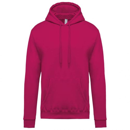 Kariban KA476 férfi pamut kapucnis pulóver - Fuchsia