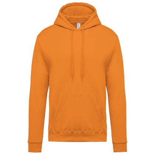 Kariban KA476 férfi pamut kapucnis pulóver - Orange