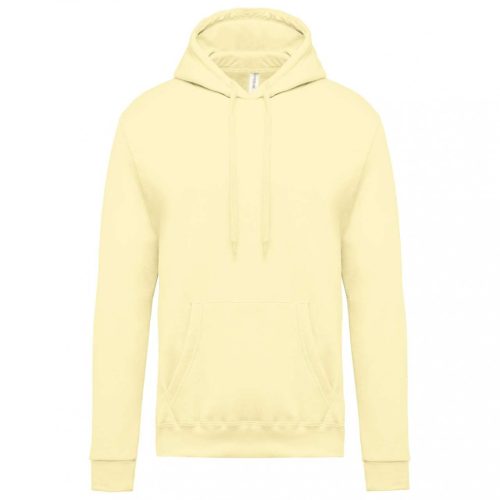 Kariban KA476 férfi pamut kapucnis pulóver - Straw Yellow