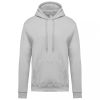 Kariban KA476 férfi pamut kapucnis pulóver - Sweet Grey