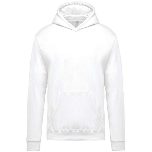Kariban KA477 gyerek kapucnis pulóver - White