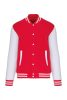 Kariban KA497 Teddy unisex pamut petentos pulóver - Red/White