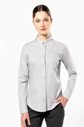 Kariban KA514 LADIES' LONG-SLEEVED MANDARIN COLLAR SHIRT 3XL